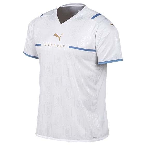 Tailandia Camiseta Uruguay Segunda equipo 2021 Blanco